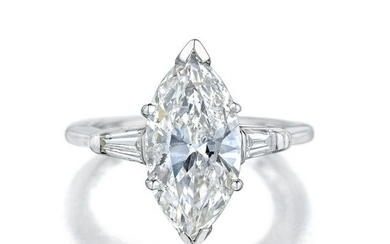 2.54-Carat Marquise-Cut Diamond Ring