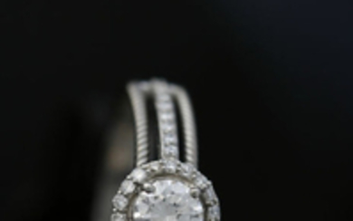 David Doyen - 18 kt. Gold, White gold - Ring - 0.47 ct Diamond - Diamond
