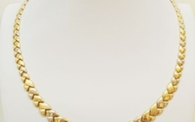 18 kt. Yellow gold - Beautiful Italian Collier as new