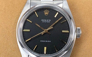 Rolex - Oyster Precision, Black Stick Dial- 6426 - Unisex - 1970-1979