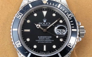 Rolex - Submariner Date, Black Dial- 16800 - Unisex - 1980-1989