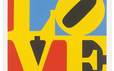 ROBERT INDIANA (1928-2018), One Plate, from: The Book of Love