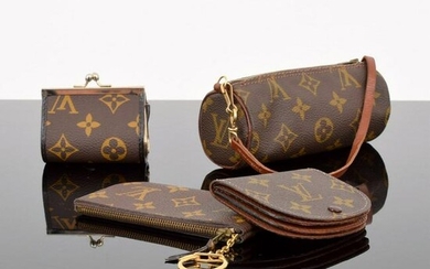 4 Louis Vuitton Monogram Pouches/Accessories