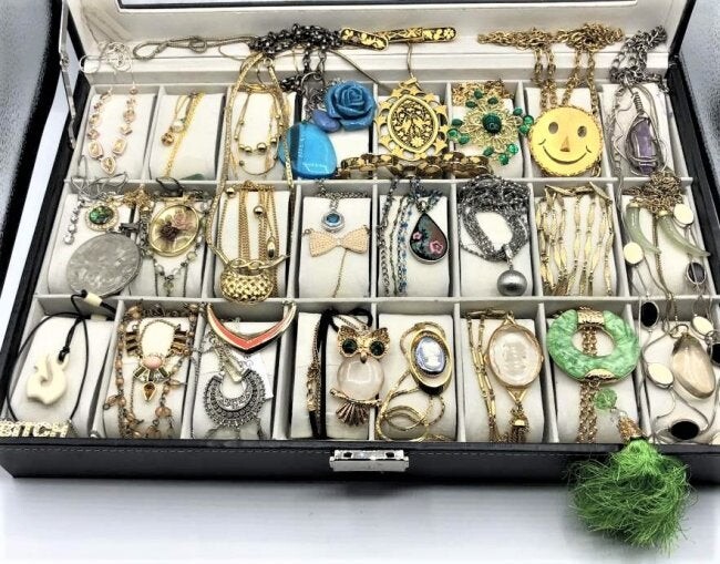 [41] Forty One Assorted Costume Jewelry Necklaces