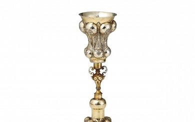 A Nuremberg silver gilt columbine cup