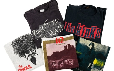 (5) Grouping of Vintage Band T-Shirts inc P. McCartney