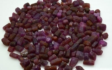 500 Grams Beautiful Ruby Crystals lot from Africa