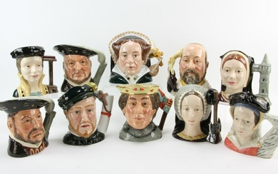 Collection Of Royal Doulton Toby Jugs