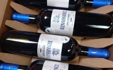 6 bouteilles de Lussac Saint Emilion Coffret... - Lot 23 - Enchères Maisons-Laffitte
