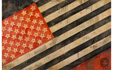 Shepard Fairey (b. 1970), Flag (2010)
