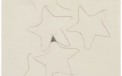 77023: Man Ray (1890-1976) Untitled (Stars) Pen and pen