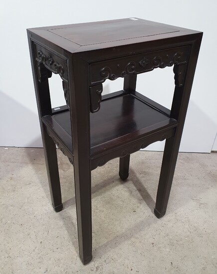 A CHINESE ROSEWOOD JARDINERE STAND
