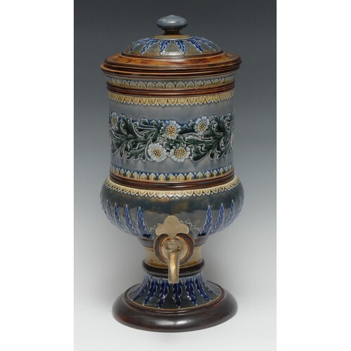 A Doulton Lambeth urnular water filter, by Eliza Simmance (1...