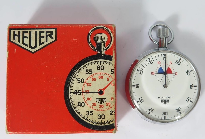 A Heuer 'YACHT-TIMER' Ref: 403615, boxed and running