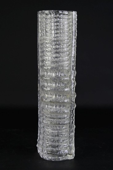 A Large Rosenthal Studio Line Glass Vase (H 40cm W 12cm)