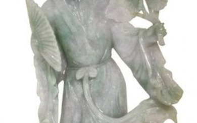 A Lavender Jadeite Guanyin, Chinese