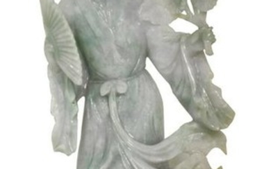 A Lavender Jadeite Guanyin, Chinese