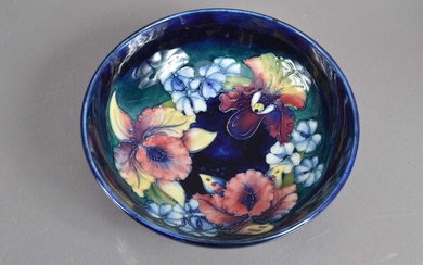 A Moorcroft Pottery "Orchid" pattern bowl