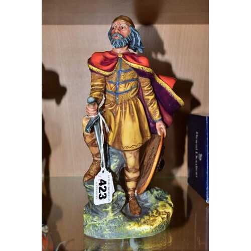 A ROYAL DOULTON FIGURE, Alfred The Great HN3821, height 24.5...