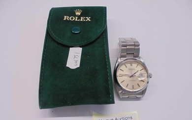 A Rolex Oyster date precision wrist watch, 78350 in velvet p...
