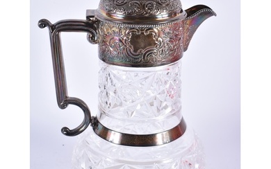 A Victorian Silver Mounted Claret Jug by William & George Si...