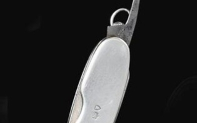 A Victorian Silver Vesta-Case Cum Pocket-Knife, by Sampson Mordan and...