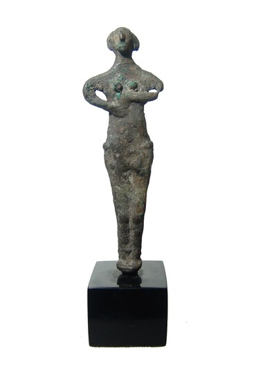 A bronze idol of Astarte, Eastern Mediterranean