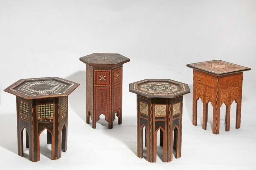 A group four of Levantine low tables