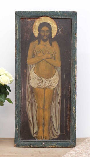 A rare shroud icon of the Body of Christ