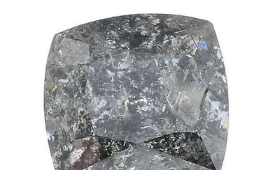 A square-shape diamond, weighing 0.50ct.