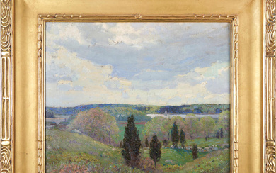 ALDRO THOMPSON HIBBARD (American, 1886-1972) Spring - Pocasset, MA framed...
