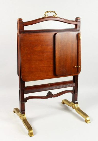 AN EXCEPTIONALLY GOOD QUALITY EDWARDIAN MAHOGANY AND