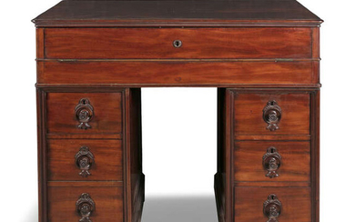 AN UNUSUAL WILLIAM IV MAHOGANY WASH STAND, of...