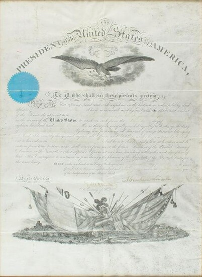 Abraham Lincoln Document Signed