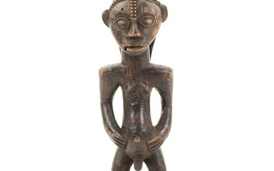 African Congo Tabwa Luba Ancestor Male Figure