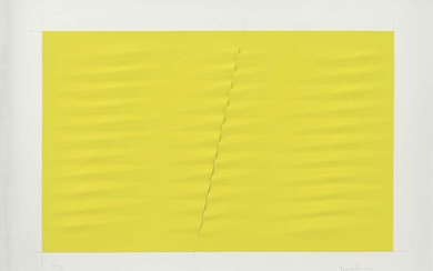 Agostino Bonalumi (1935-2013), "Giallo (Yellow)"