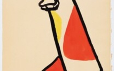 Alexander Calder (1898-1976), Girafe rouge