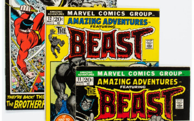 Amazing Adventures Group of 13 (Marvel, 1972-76) Condition: Average...