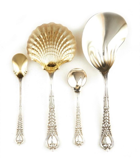 American silver flatware articles, Tiffany & Co (6pcs)