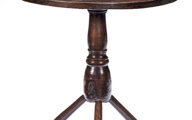 An unusual George II oak primitive table, circa 1750
