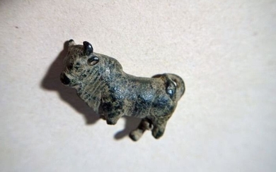 Ancient Roman Bronze bull - 32×47×12 mm - (1)