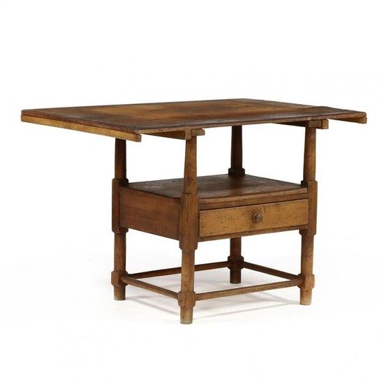Antique American Primitive Hutch Table