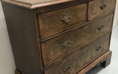 Antique English C 1800 Four Drawer Chest