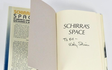 Astronaut Wally Schirra's Space Signed 1st Ed Book