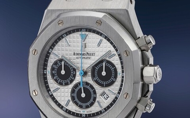 Audemars Piguet, Ref. 267137ST An elusive limited edition stainless steel chronograph wristwatch with bracelet, made for Eurocopter