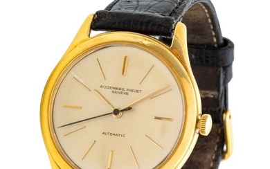 Audemars Piguet (Swiss, Est. 1875) 'Calatrava' 18K Yellow Gold Wrist Watch, Ca. 1957