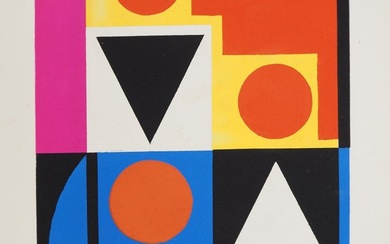 Auguste Herbin (1882-1960) - Composition abstraite en couleurs