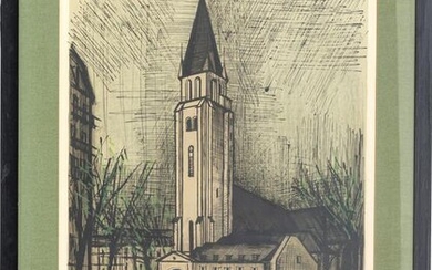 BERNARD BUFFET LITHOGRAPH IN COLORS ON PAPER