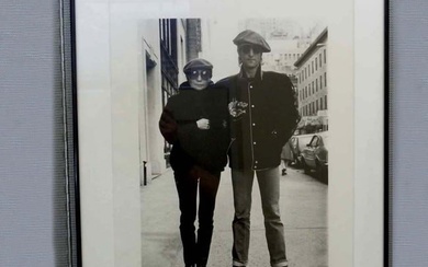 BOB GRUEN SILVER GELATIN PHOTO JOHN LENNON & YOKO ONO Bob Gruen (born 1945) ? American