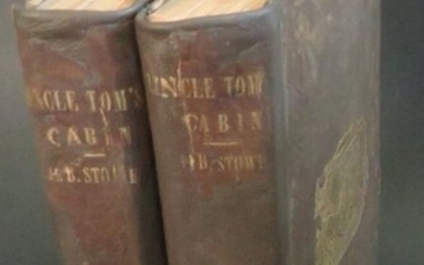 Beecher Stowe, Uncle Toms Cabin, Complete 2vol. 1stEd. 1852, illustrated
